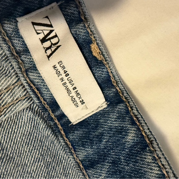 Zara Blue Jean Shorts - Picture 6 of 6